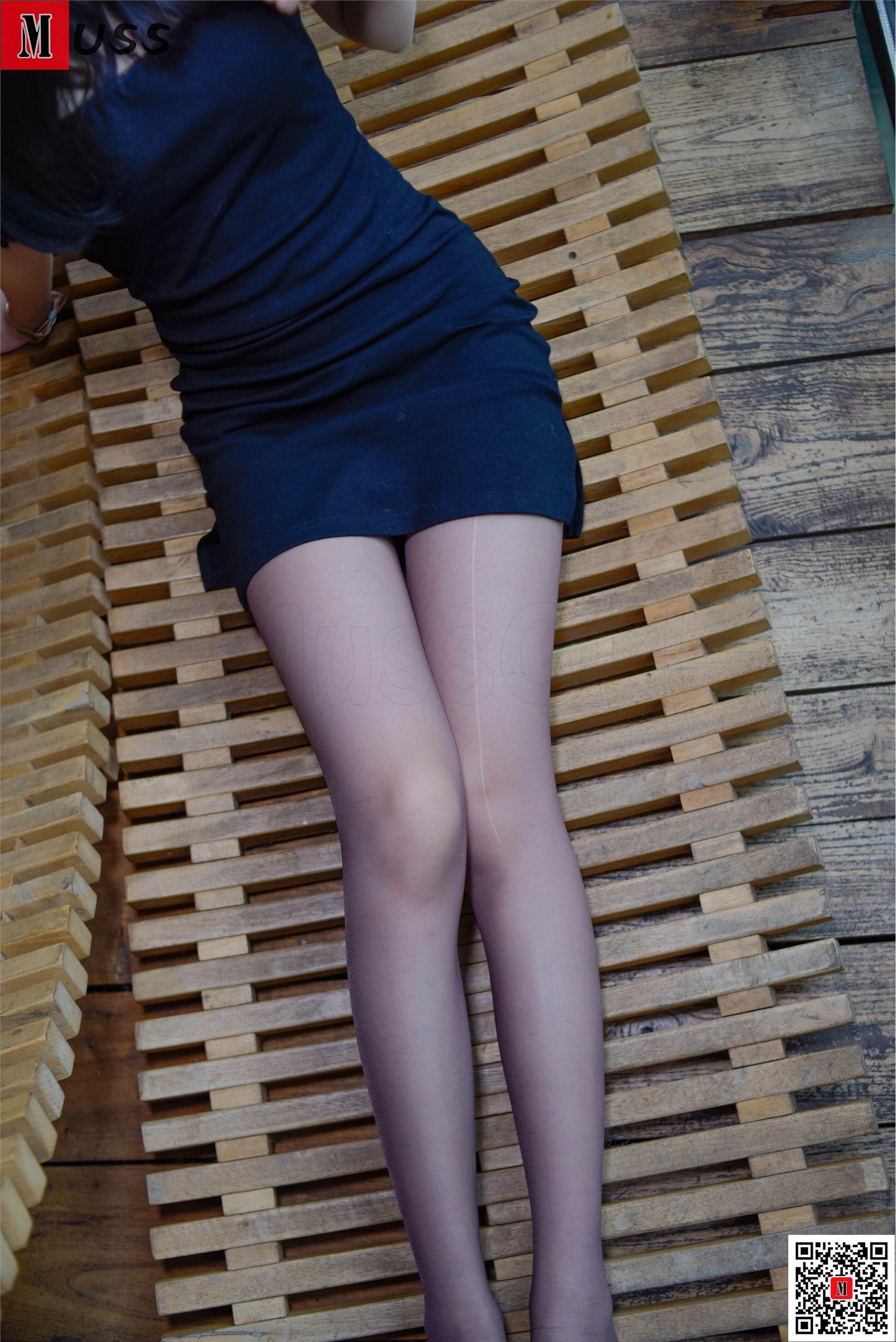 MussGirl慕丝女郎  NO.186 黑色连衣裙肉丝